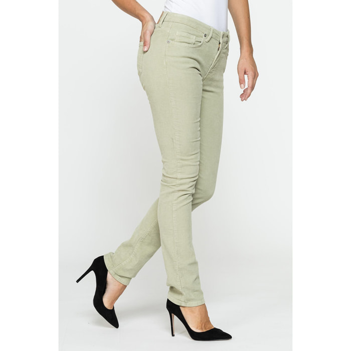 PANTALONE 5 TASCHE MOD. 752 IN VELLUTO STRETCH