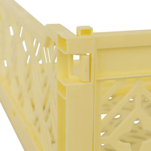 Cagette pliante "Arry" jaune 40x30x15cm