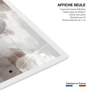 Affiche abstrait et soft line n°2 Affiche seule