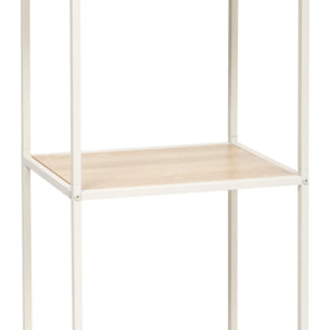 Etagère 4 niveaux Curvy bois clair