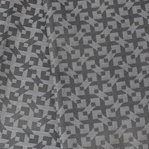 Lot de 2 mouchoirs pur coton motif jacquard beige Arrow blanc douceur