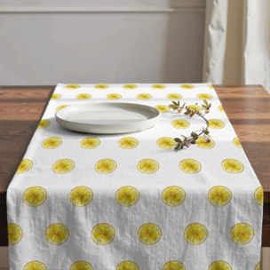 Chemin de table 100% coton Mateo 50x150 cm