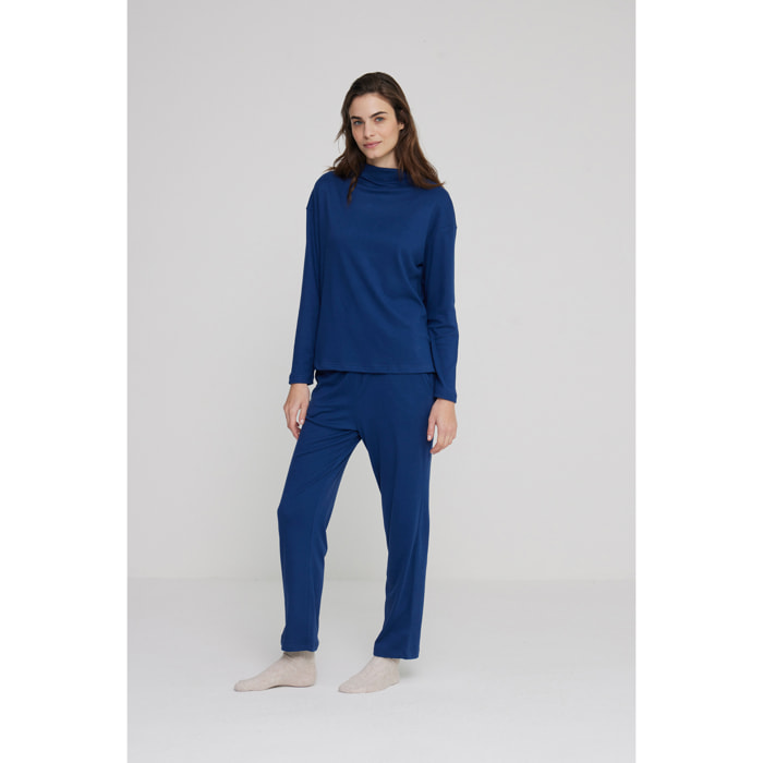 Completo donna florencia in pile con collo alto Noidinotte