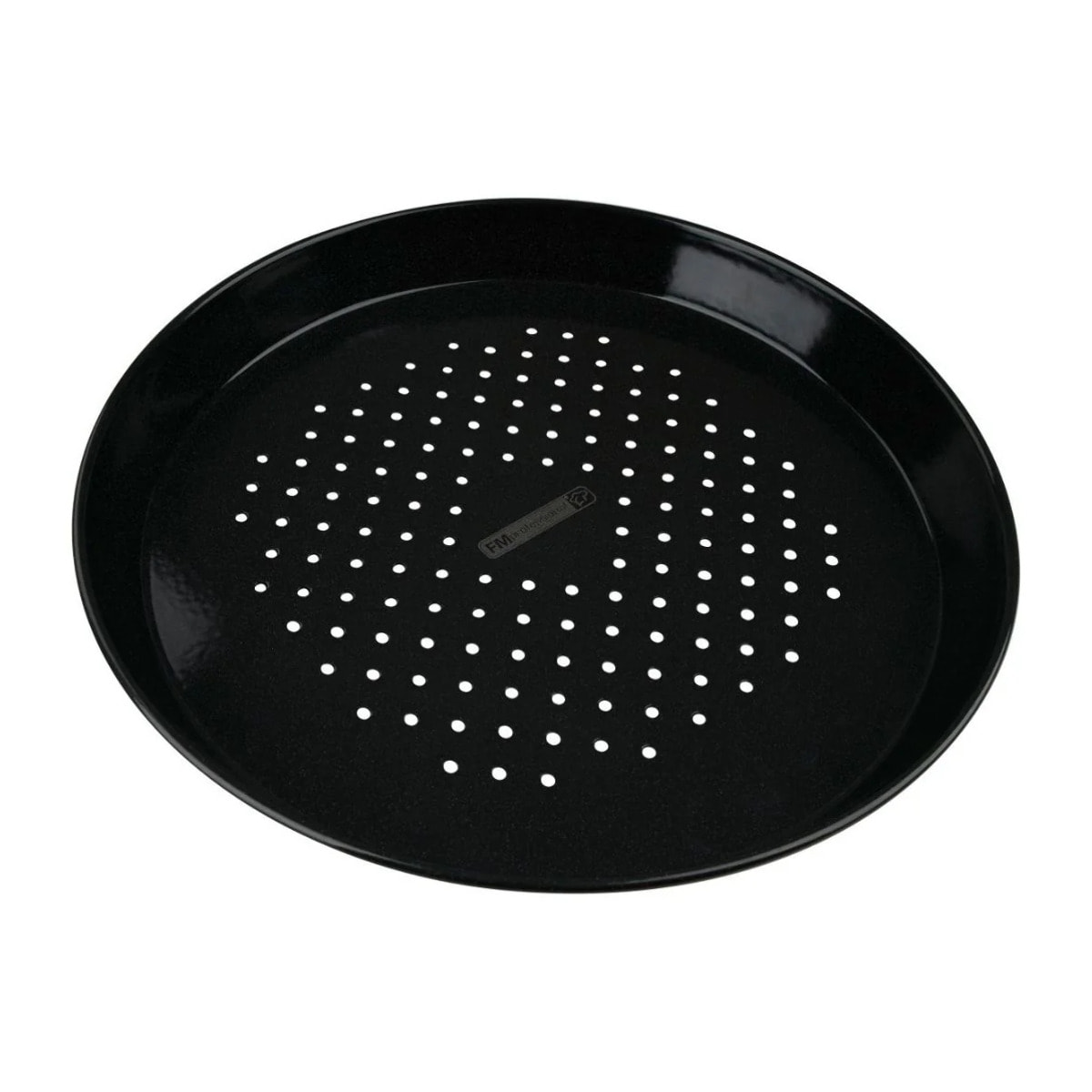 Plaque à pizza perforée ronde four et barbecue 32 cm FM Professional Barbecue