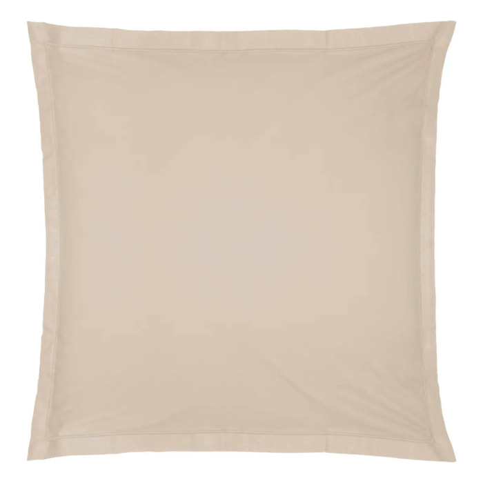 Taie d'oreiller "Carina" coton beige 63x63cm