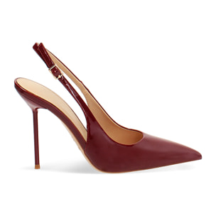 Zapato de salón cereza tacón 10,5 cm