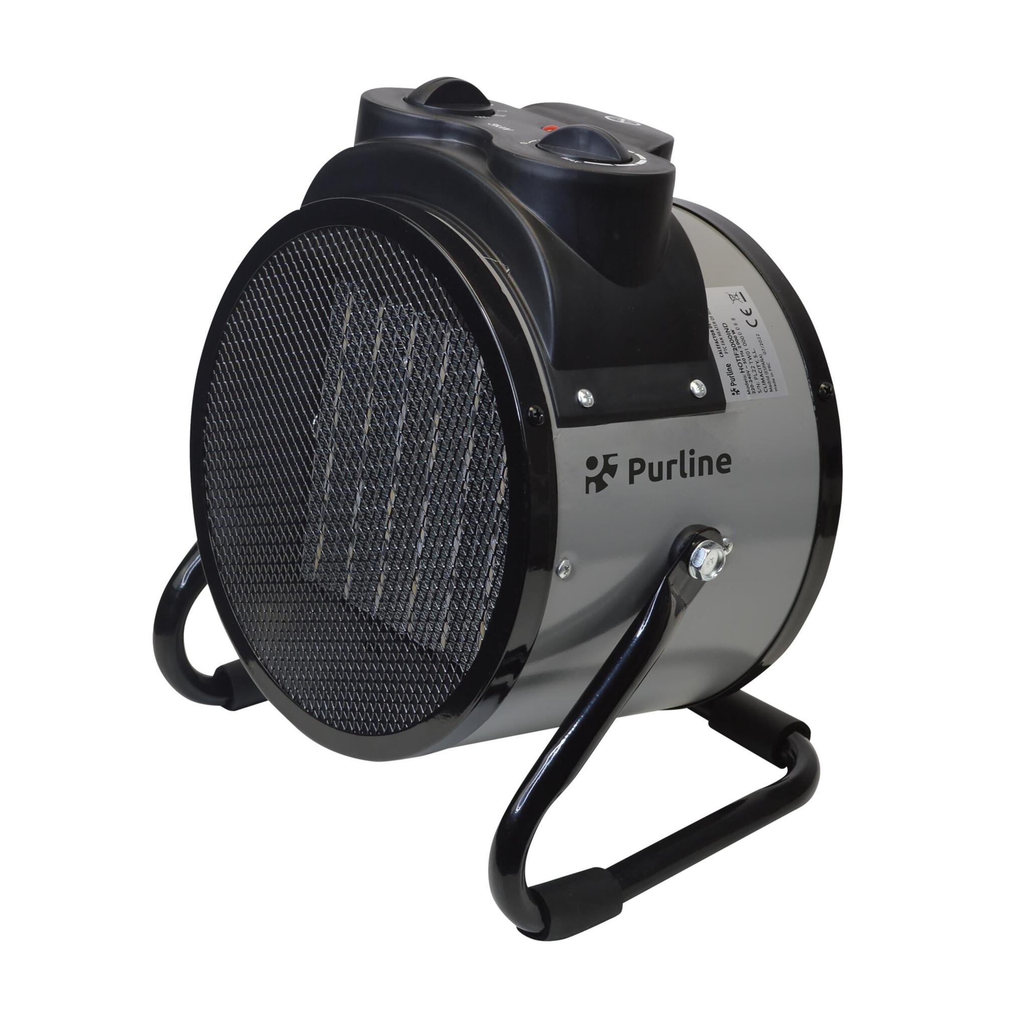Calefactor Industrial en gris HOTI F2000 IND PURLINE 2000 W