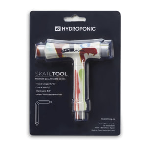 Herramienta de skate Hydroponic T-TOOL PRINT WHITE TIE DYE