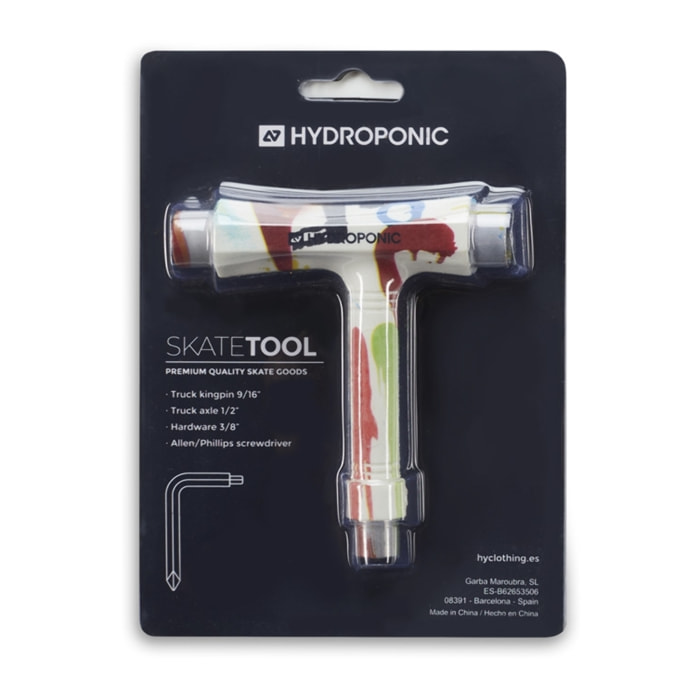 Herramienta de skate Hydroponic T-TOOL PRINT WHITE TIE DYE