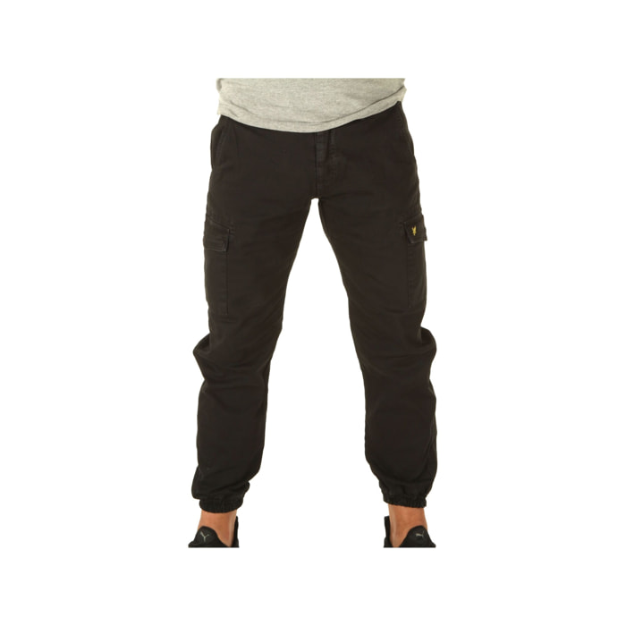 Pantaloni Lyle & Scott City Cargo Black Nero