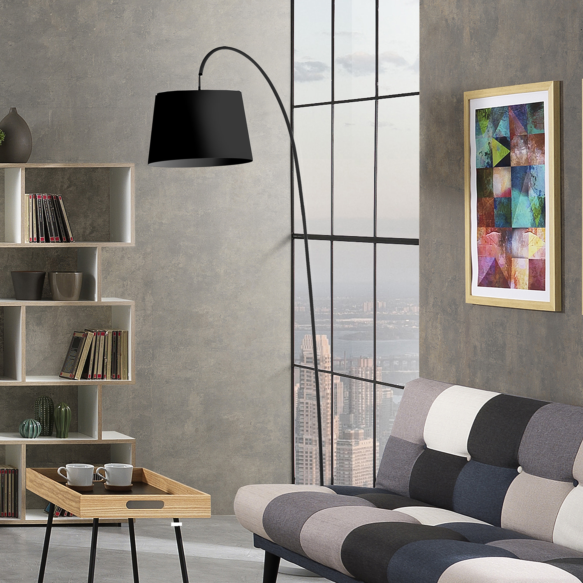 ORESTELUCHETTA Lampada da terra ROMINA BLACK