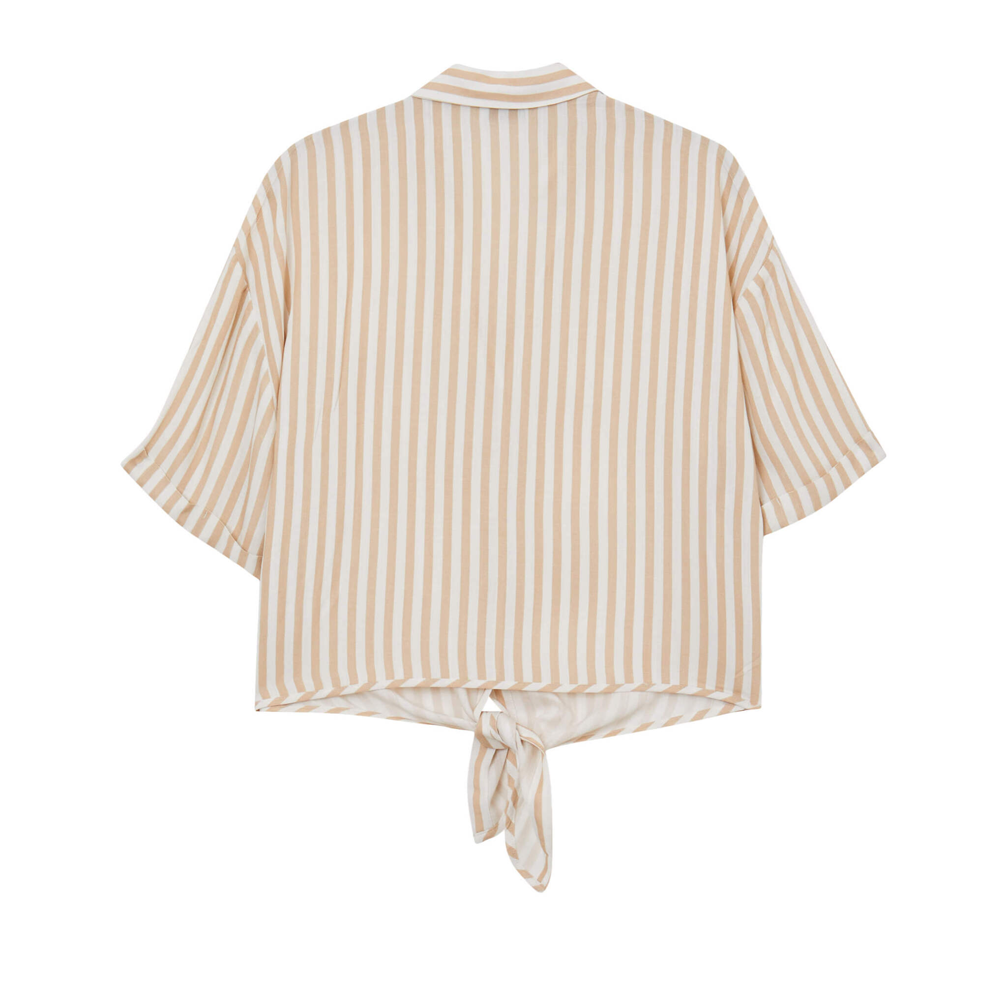 Camicia a righe con nodo