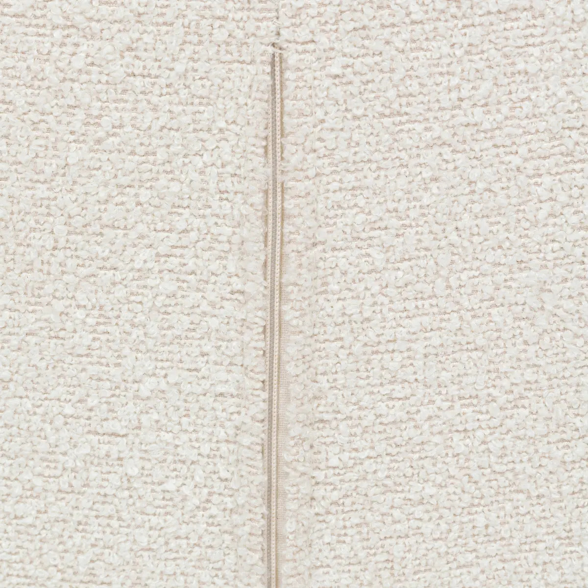 Fauteuil à dîner "Visoca" bouclette blanc