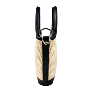 Borsa a mano Cheval Firenze Gaeta Mini Nero