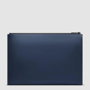 Piquadro Pochette porta iPad® in tessuto gommato resistente all'acqua con tasca per AirPods®