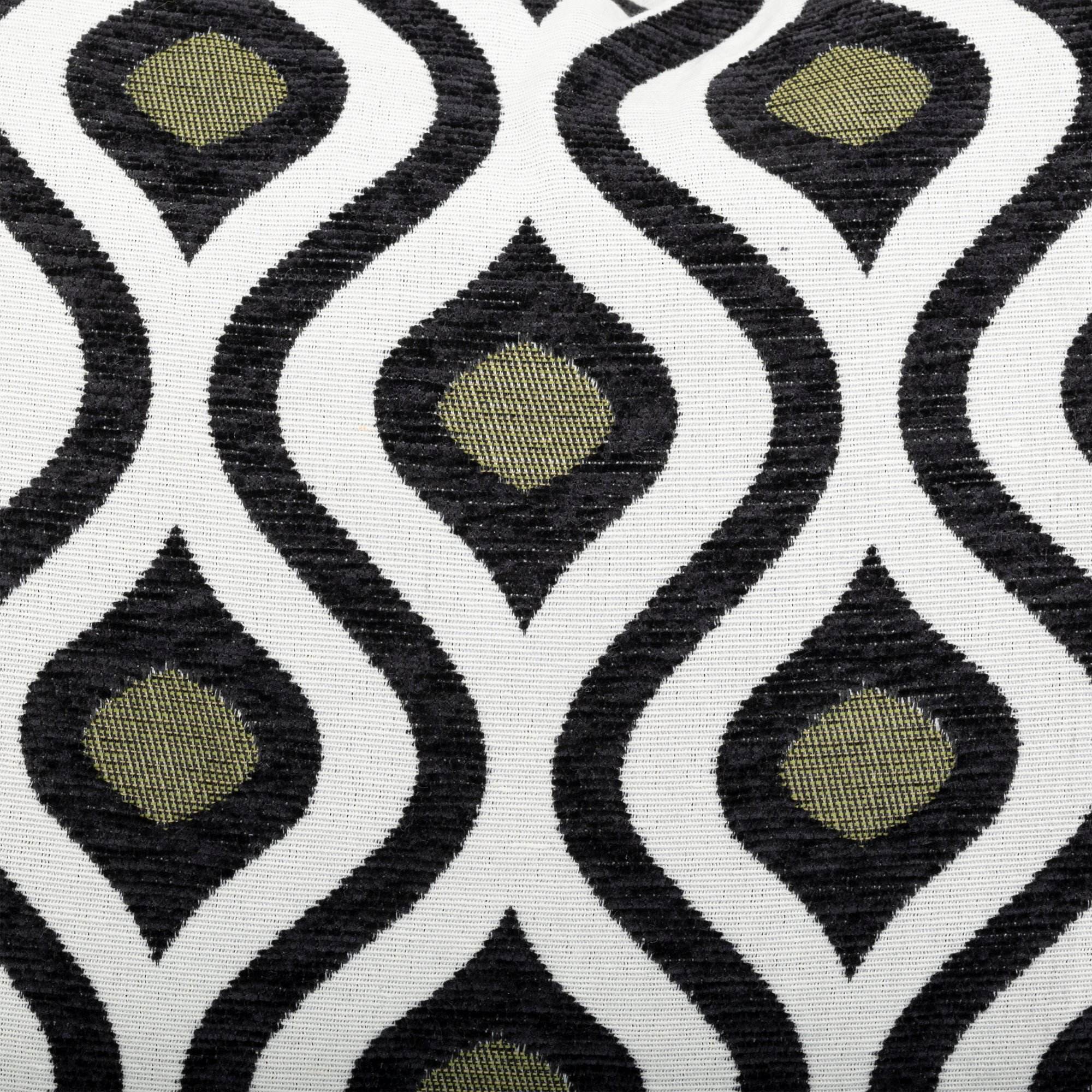 Cojín jacquard Twisted Lime 38 x 58 cm chenilla