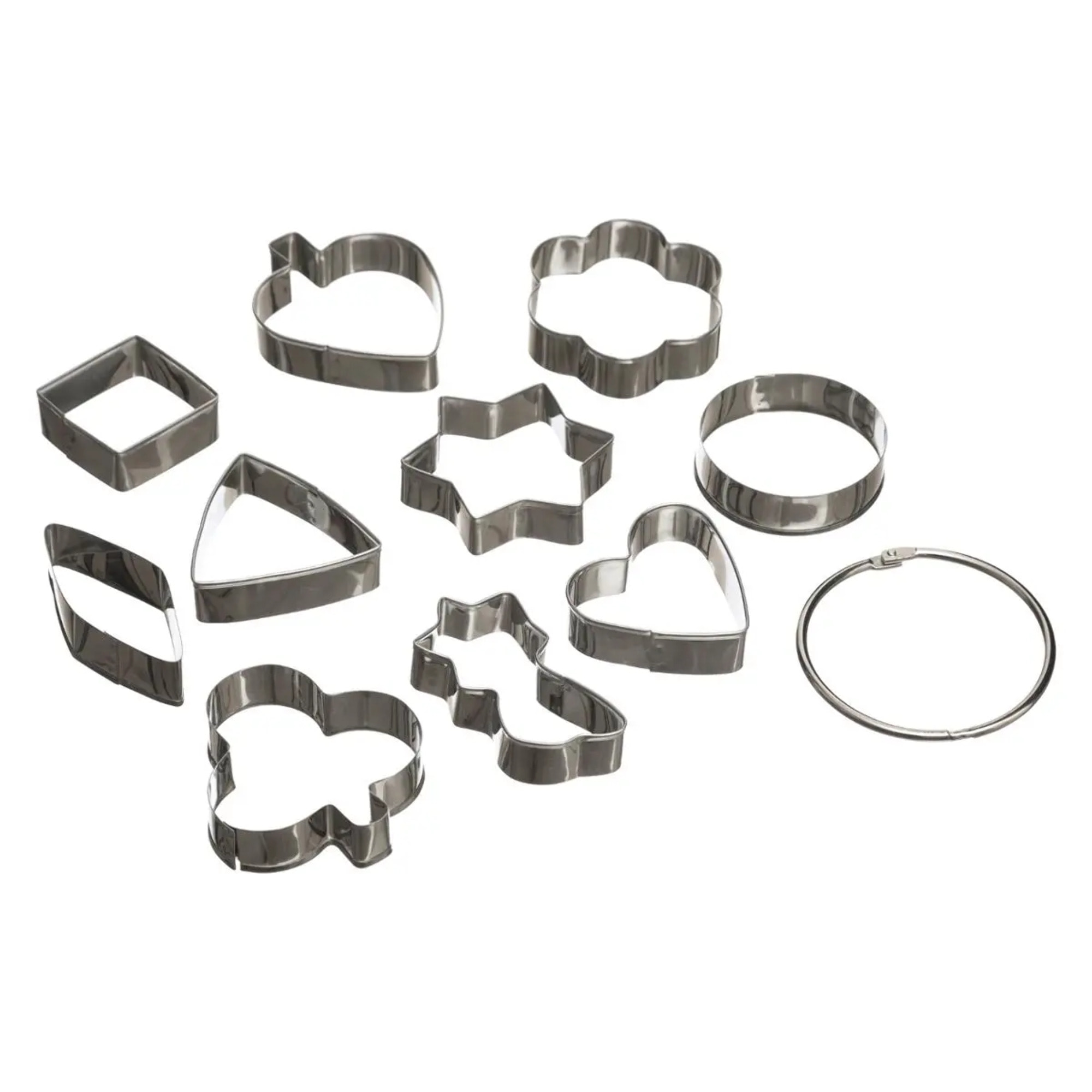 Lot de 10 emporte-pièces en acier