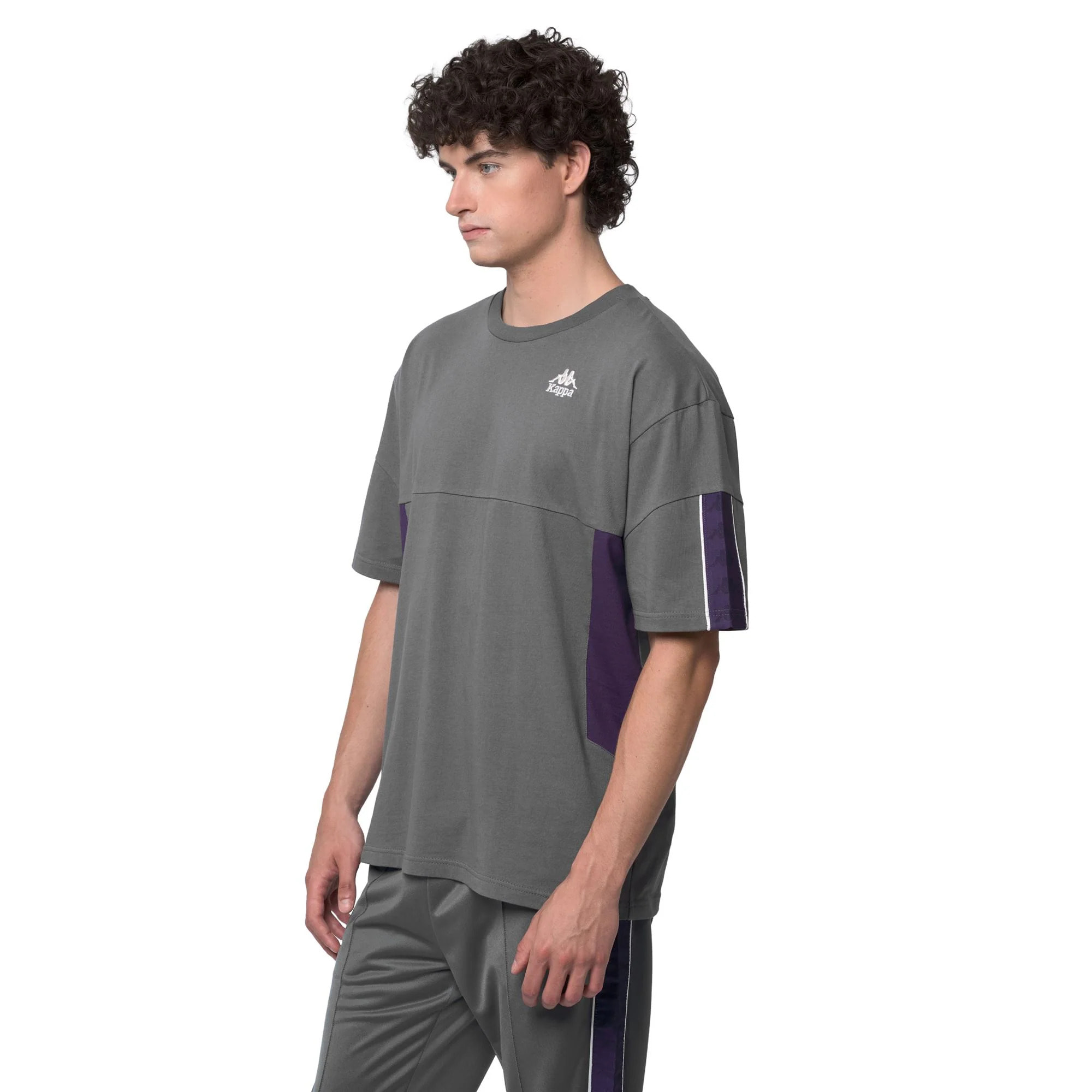 Kappa - T-Shirts & Top Uomo Grigio - 222 Banda Omri