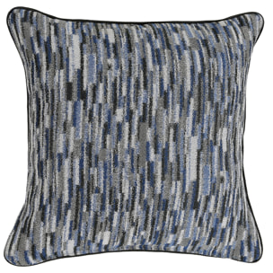 Coussin  - Effet Moucheté - Bleu