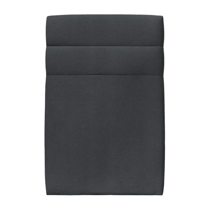 Tete de lit Bandes Horizontales Velours - Rembourrée A poser