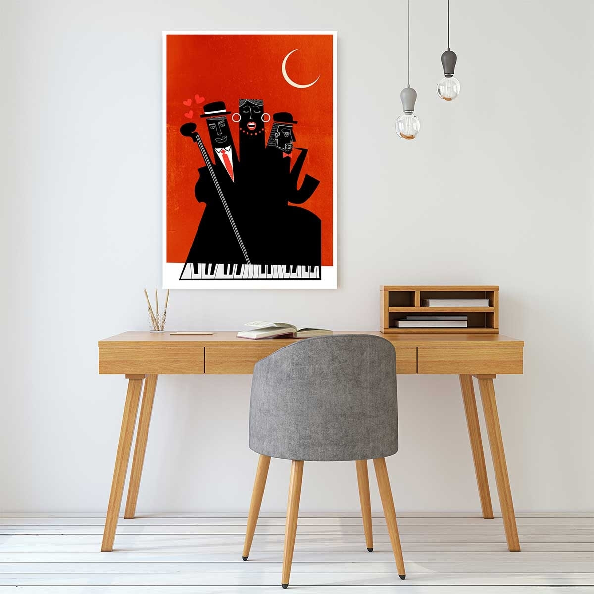 Tableau musique trio Toile imprimée