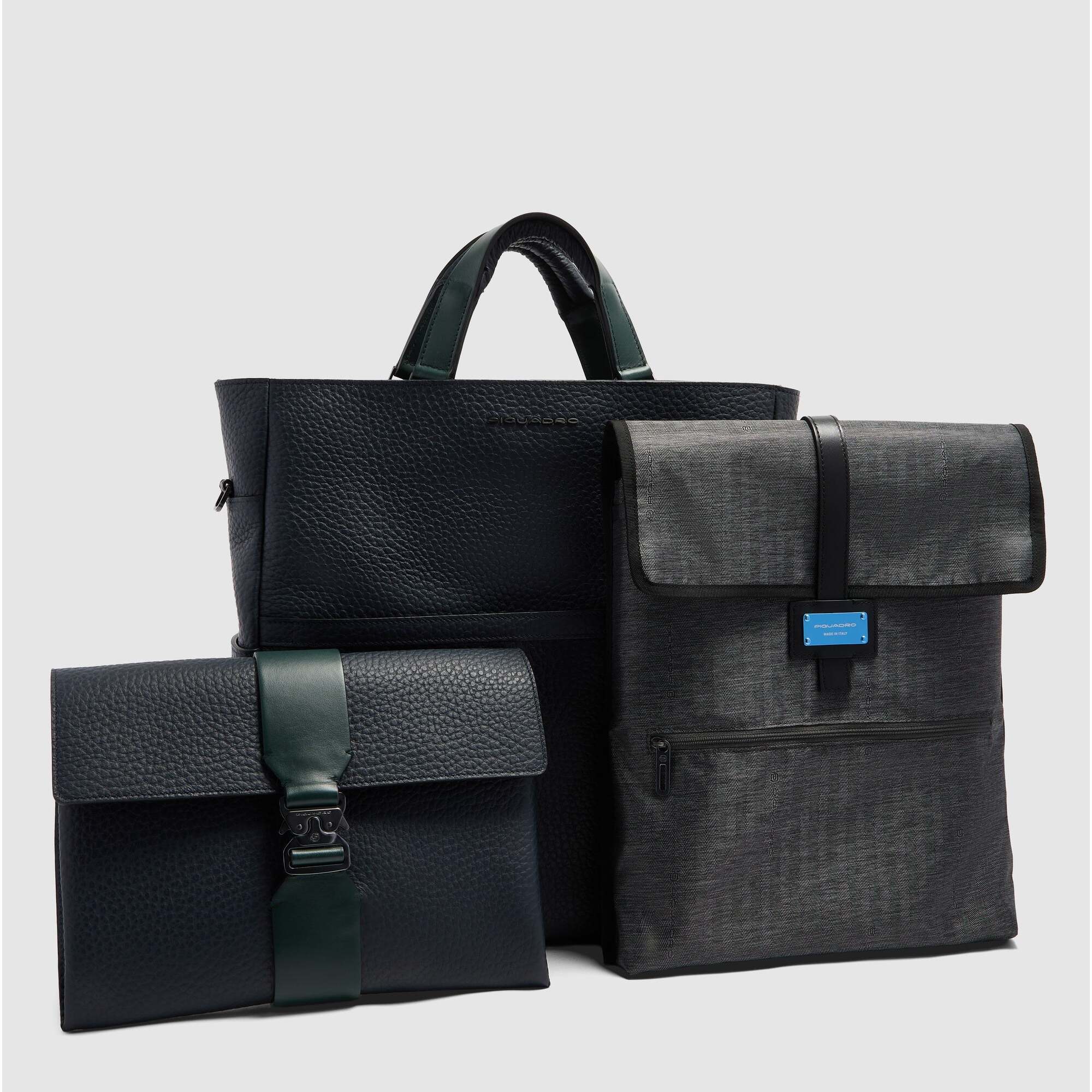 Piquadro Tote bag portabile a zaino per pc 14"