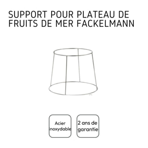 Support pour plateau de fruits de mer Fackelmann