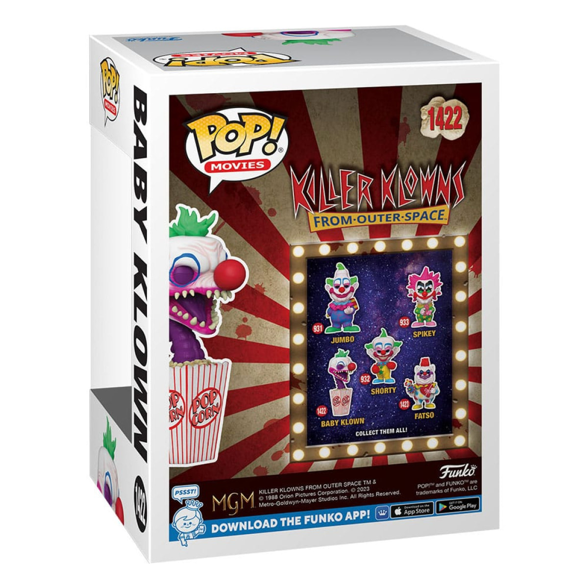 Killer Klowns From Outer Space Pop! Movies Vinile Figura Baby Klown 9 Cm Funko