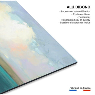 Tableau abstrait Ciel sur la côte Tableau alu Dibond