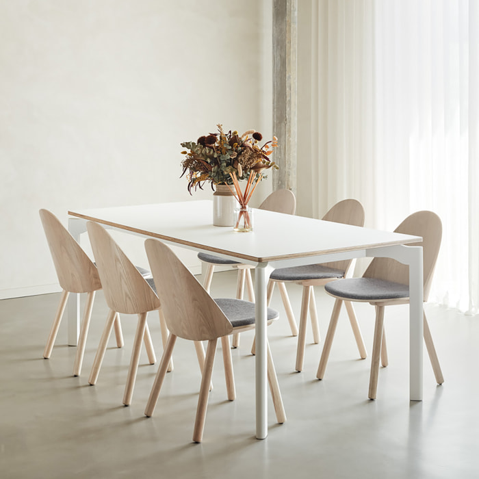 Silla Uma natural claro 2P/Caja