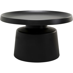 Table basse Lima 70cm noire Kare Design