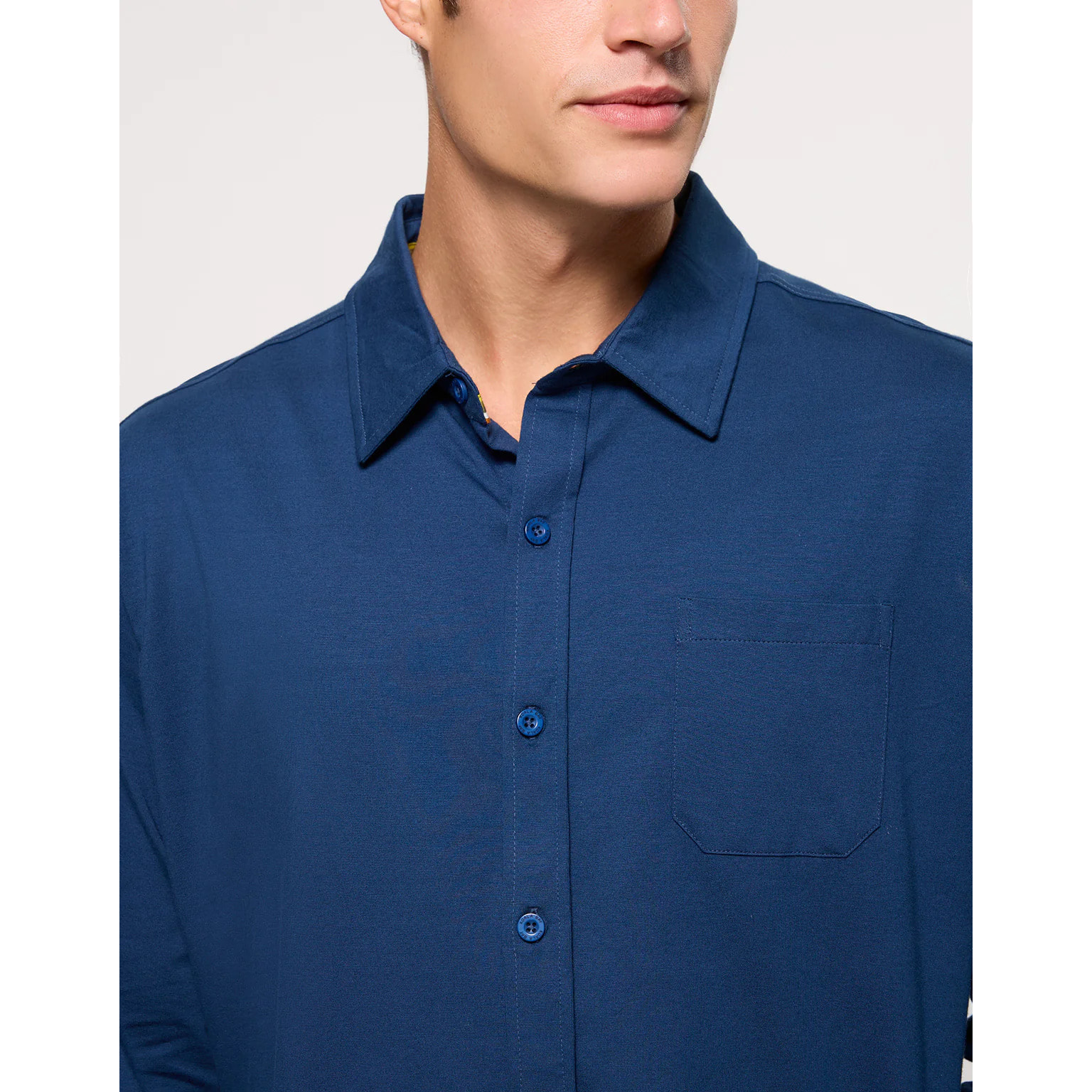 Camisa Manga Larga Azul Marino - Niana