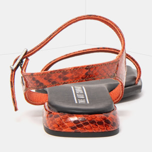 Sandalias 2000S SNAKE TEJA / BERGAMO color Teja