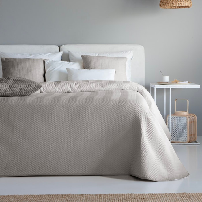 COLCHA JACQUARD LAVENZA BEIG