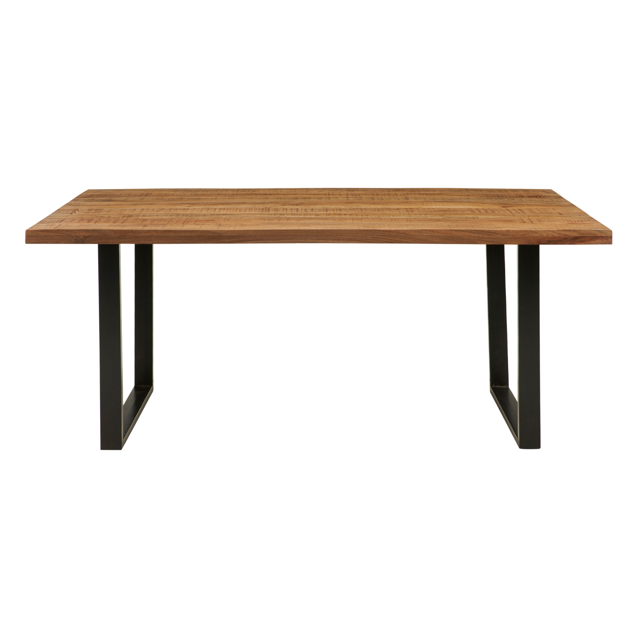 SAWYER -TAVOLO PRANZO IN LEGNO E METALLO PROLUNGHE ESTRAIBILI - misura 175X90X76