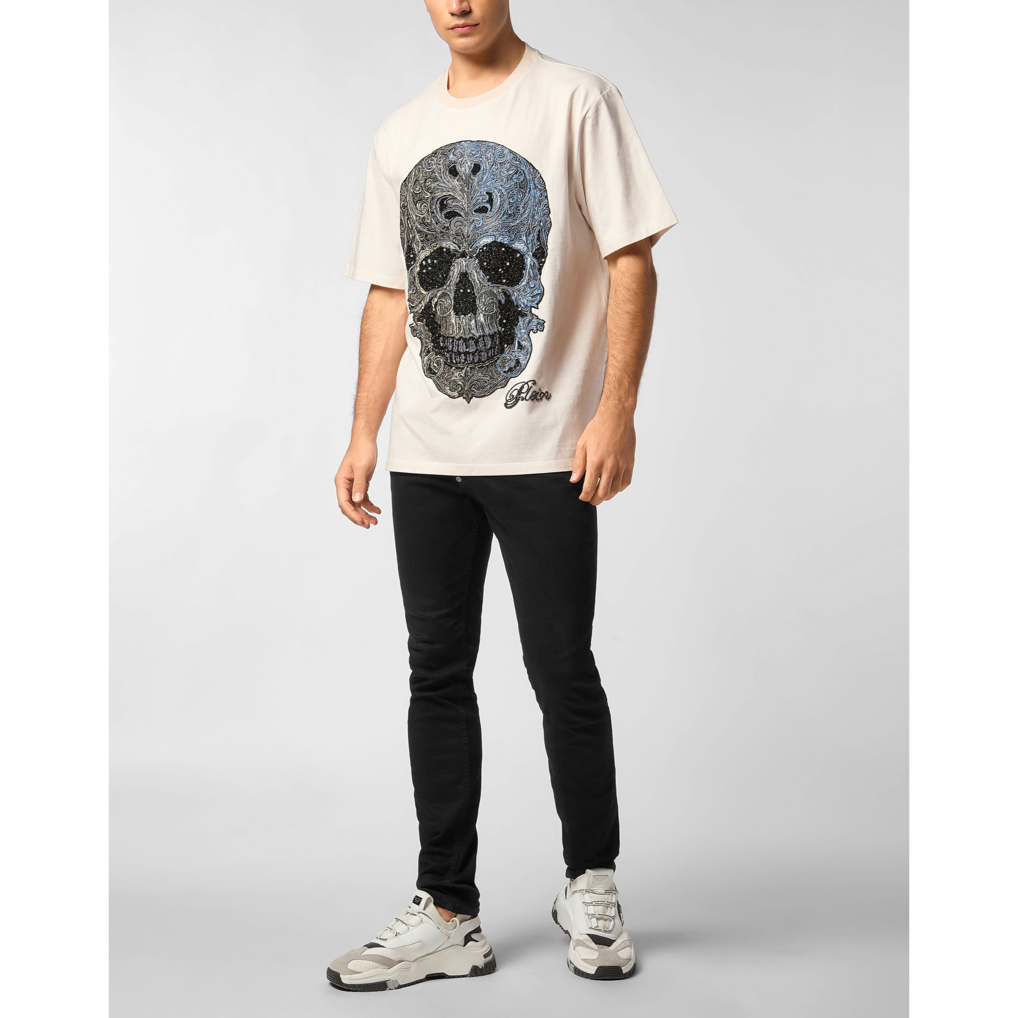 PHILIPP PLEIN Maglietta girocollo Ss SKULL