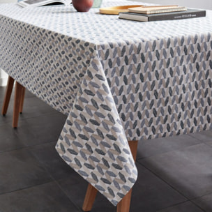 Nappe coton enduit TEXTURE ficelle