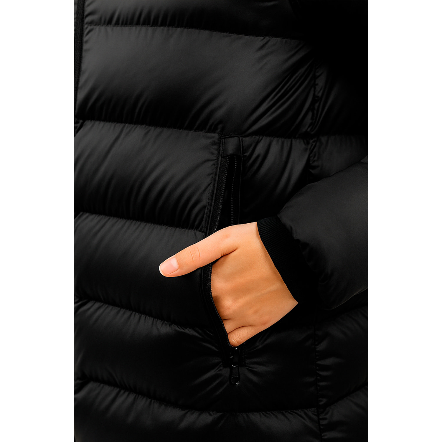 Abrigo Berlin Long jacket de la marca ECOON en color Negro