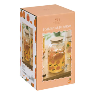 Distributeur de boisson Fruity jaune