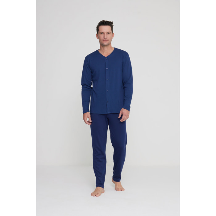 Pigiama uomo paul in caldo cotone con scollo a V Noidinotte