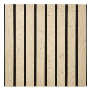 Lot de 2 stickers muraux effet travertin Ribo 30x30cm