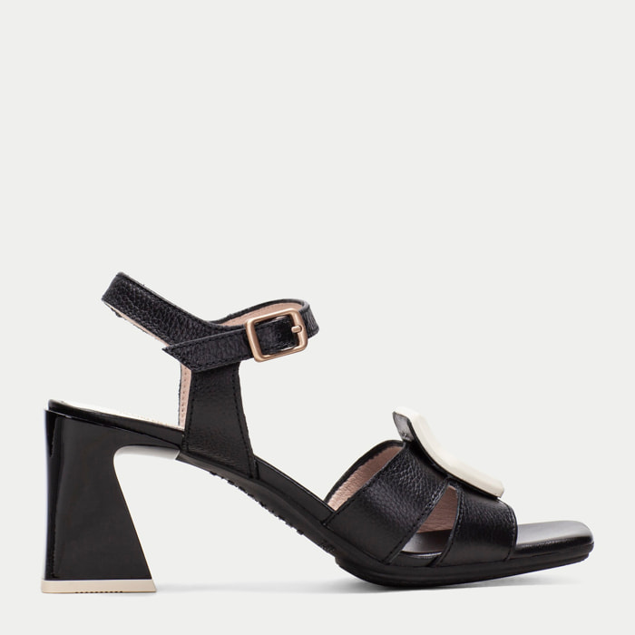 Sandalia Tacon Mallorca Negro 6,5 cm