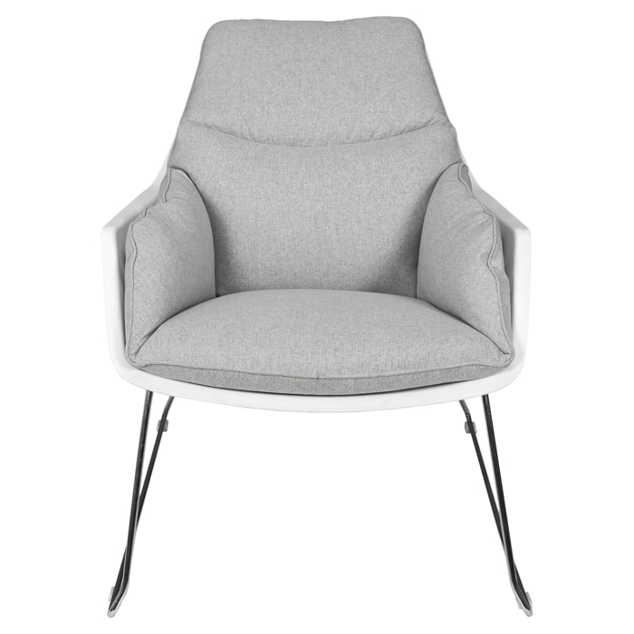 Fauteuil Mora Tissu Gris