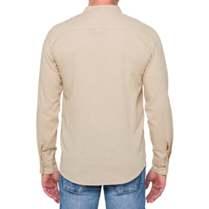Camicia in lino Hot Buttered Tongareva Beige