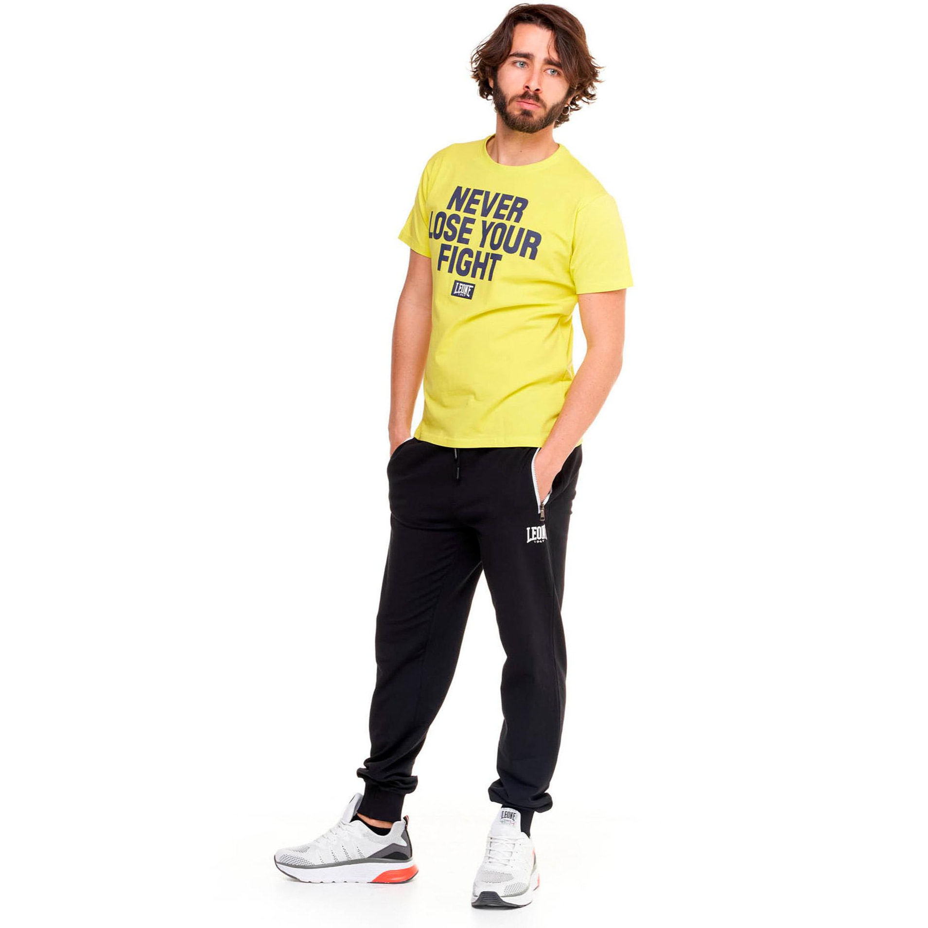 T-shirt a maniche corte da uomo Fight Fluo