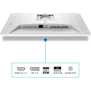 Ecran PC Gamer PHILIPS Evnia 27M2N5901A 27" 4K 320Hz Fast IPS HDR 400 HDMI 2.1 USB-C 65W Ambiglow