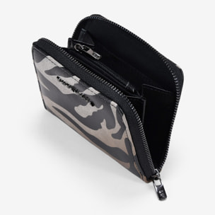 Monedero estampado cebra