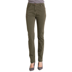 PANTALONE IN GABARDINA MOD.753 . Vita alta e gamba confortevole.