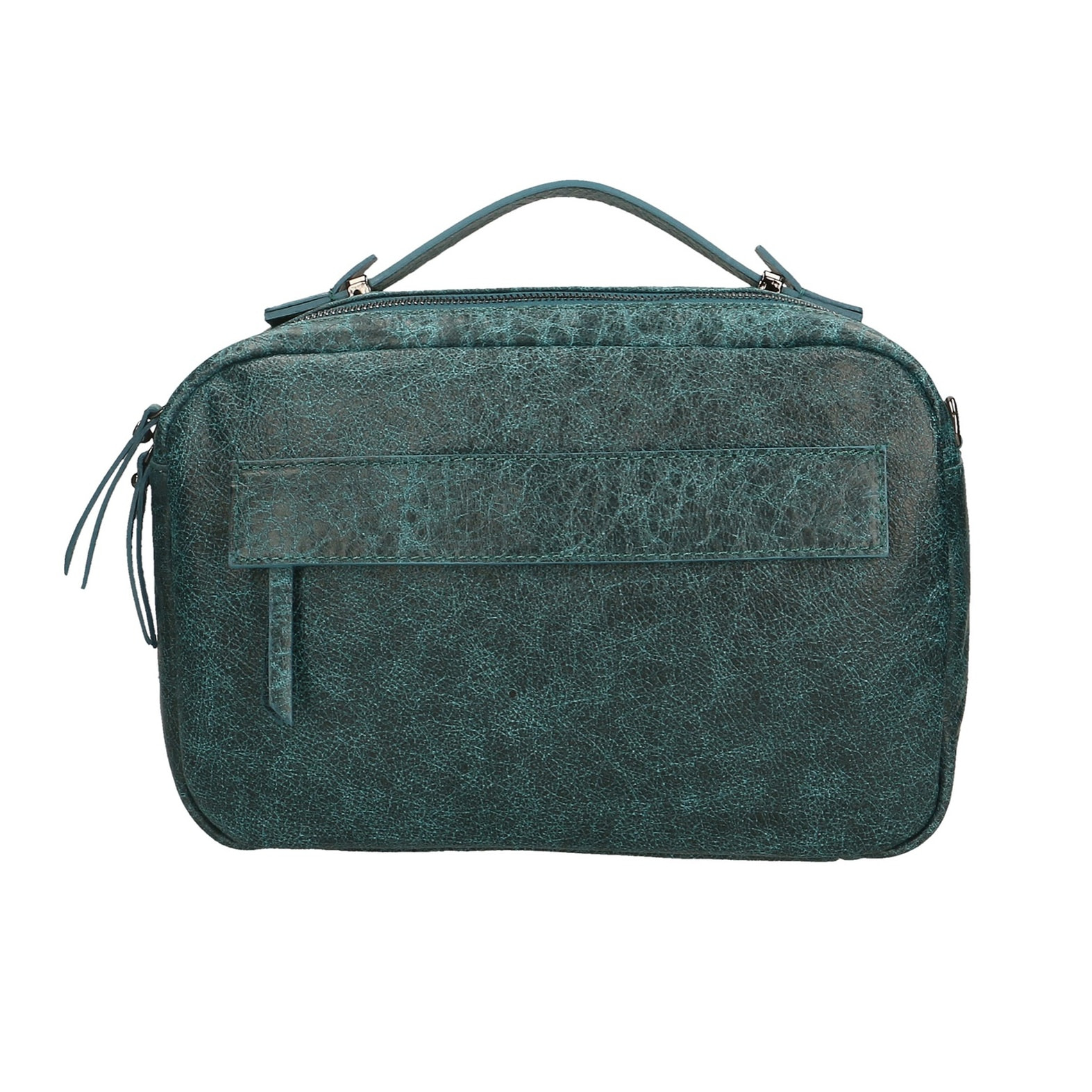 Borsa a mano unisex Modello Avelon - Vera Pelle - 20.0 x 29.0 x 9.0 cm