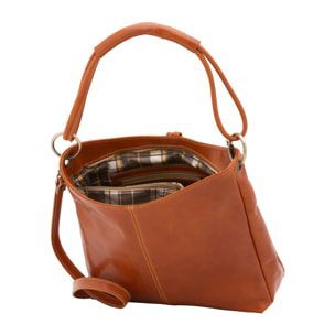 Borsa a spalla  da donna In Vera pelle Made in Italy 29x32x11 cm